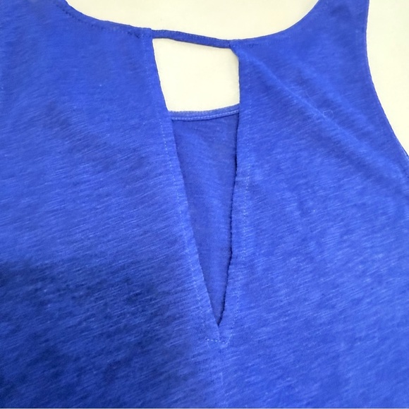 Lilly Pulitzer LOT OF 2 Tops Sleeveless 1- White 1- Blue Fringe Trim Sz M - Picture 16 of 16